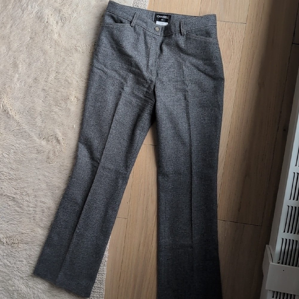 Chanel Wool Trouser Jeans - Picture 2 of 4